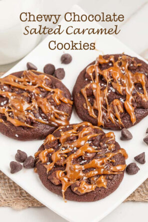 Chocolate Salted Caramel Cookies