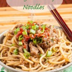 Mongolian Beef Noodles