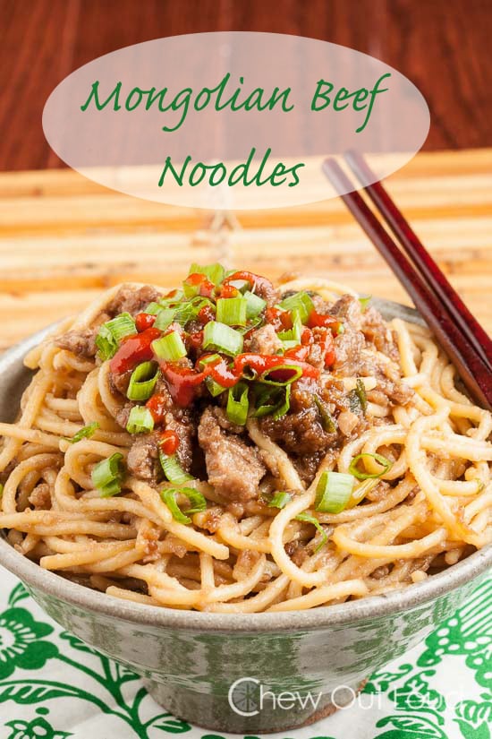 Mongolian Beef Noodles