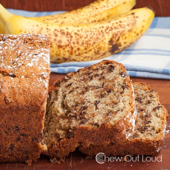 Ricotta Banana Chocolate Bread