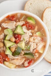 Moroccan Chicken Stew with Crusty Bread