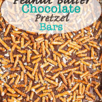 peanut butter chocolate pretzel bars