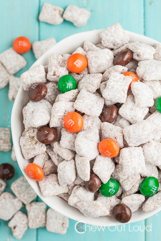 Peanut Buter Snickerdoodle Muddy Buddies
