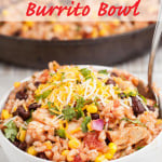 Tex Mex Chicken Burrito Bowl