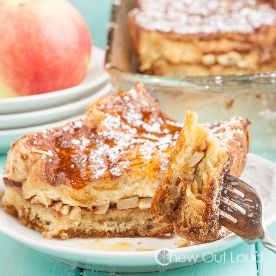 apple french toast bake, brunch recipes