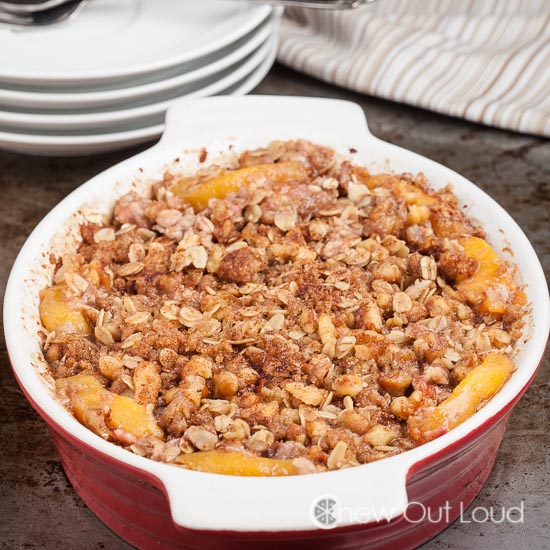 peach crisp