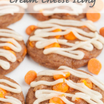 Pumpkin Cookies with Cream Cheese Frosting