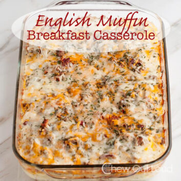 English Muffin Breakfast Casserole