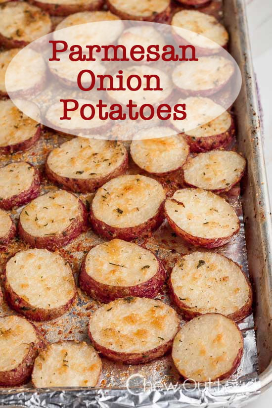 parmesan onion roasted potatoes, best potato recipes