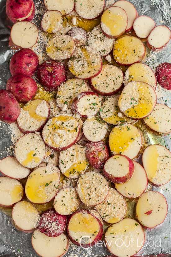 Parmesan Onion Potatoes