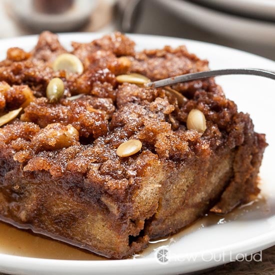 Pumpkin French Toast Casserole