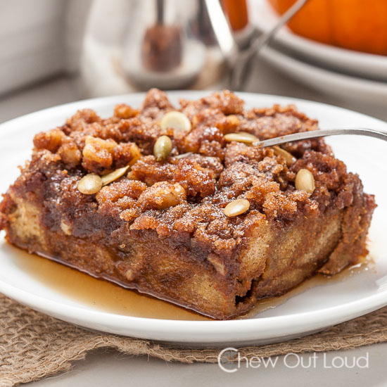 Pumpkin French Toast Casserole 6