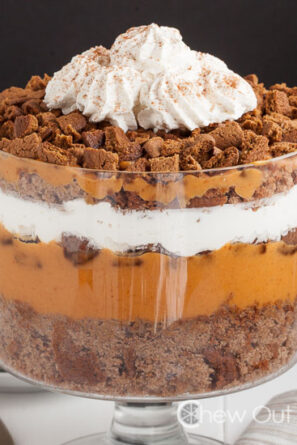 Trifle Ginger Pumpkin with Whipped Cream