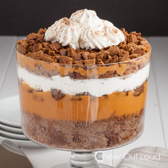 Trifle Ginger Pumpkin with Whipped Cream