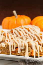 Triple Pumpkin Scones Cream Cheese Icing