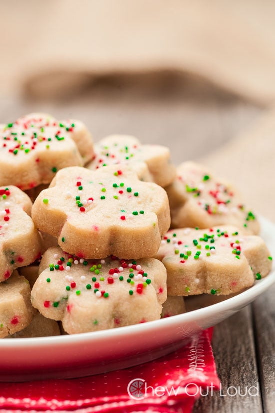 3 ingred. shortbread cookies