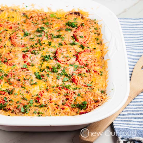 Hash Brown Tomato Breakfast Casserole 4