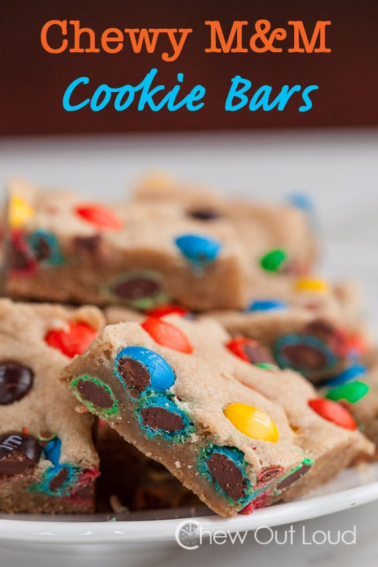 Best M&M Cookie Bars Recipe - How To Make M&M Cookie Bars