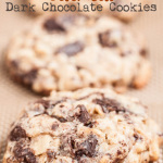 Chewy Oatmeal Dark Chocolate Cookies