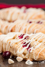 White Chocolate Cranberry Scones