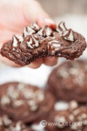 Nutella Cookies with Kisses