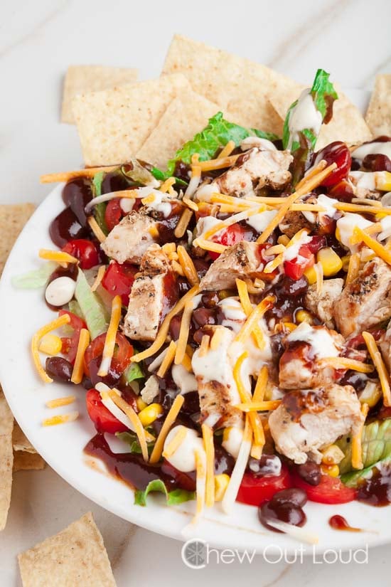 BBQ Ranch Chicken Salad