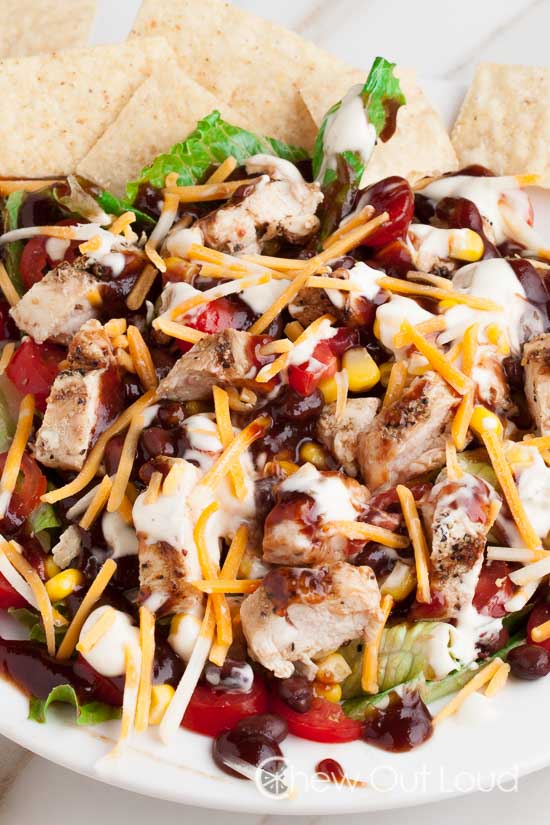 BBQ Ranch chicken Salad 2