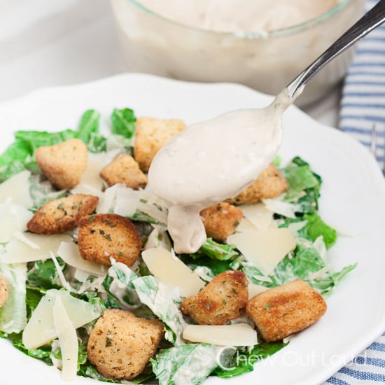 Best Creamy Caesar Salad Recipe Chew Out Loud