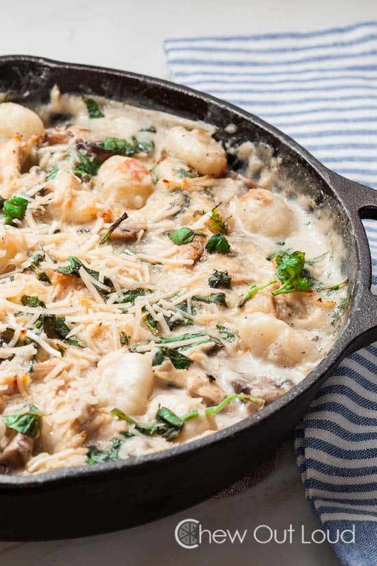 One Pot Gnocchi with Spinach and Chicken 5