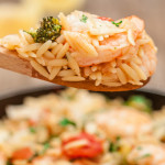 Lemon Orzo with Shrimp