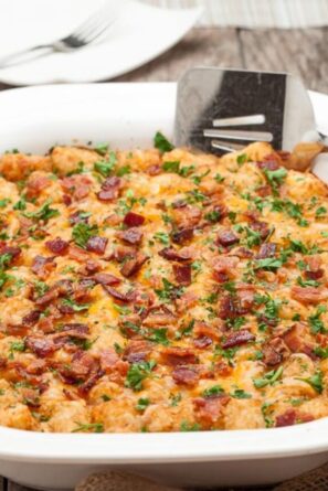 tater tot breakfast casserole, tater tot casserole