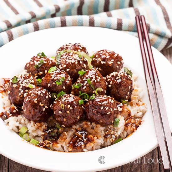 Easy Asian Glazed Meatballs 3