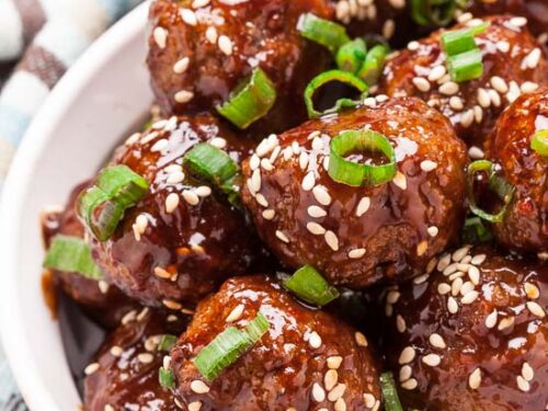Super Easy Asian Meatballs | Chew Out Loud