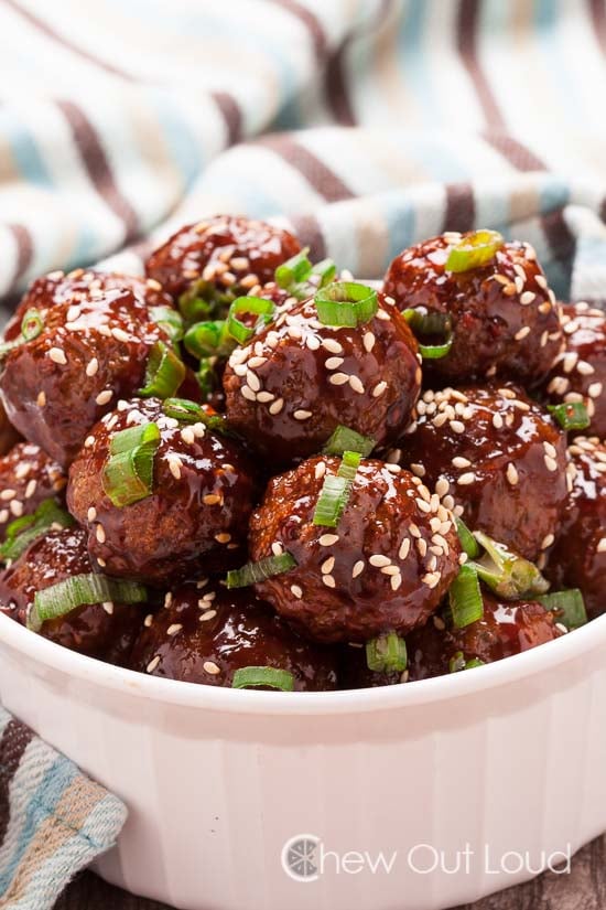 Easy Asian Glazed meatballs 2