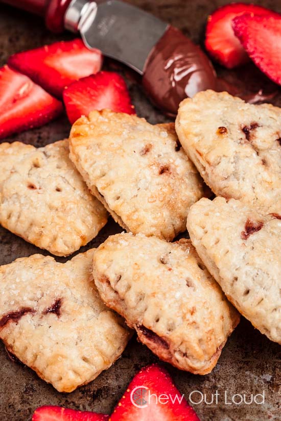 Nutella Strawberry Hand Pie