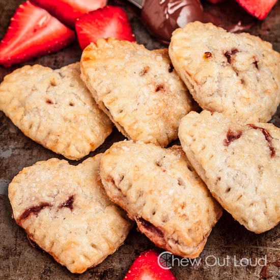 Nutella Strawberry Hand Pies