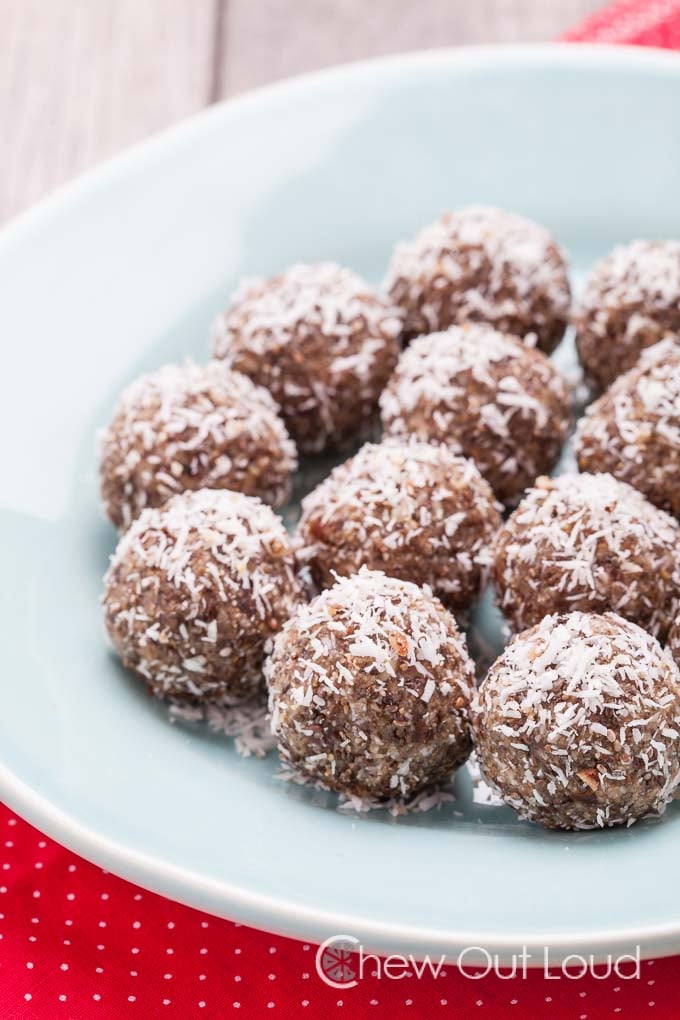 Energy Bites with Shredded Coconut