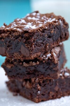 stack of brownies