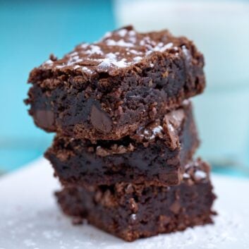 stack of brownies