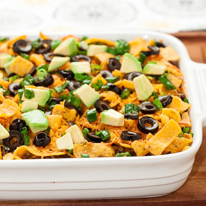 healthy taco casserole