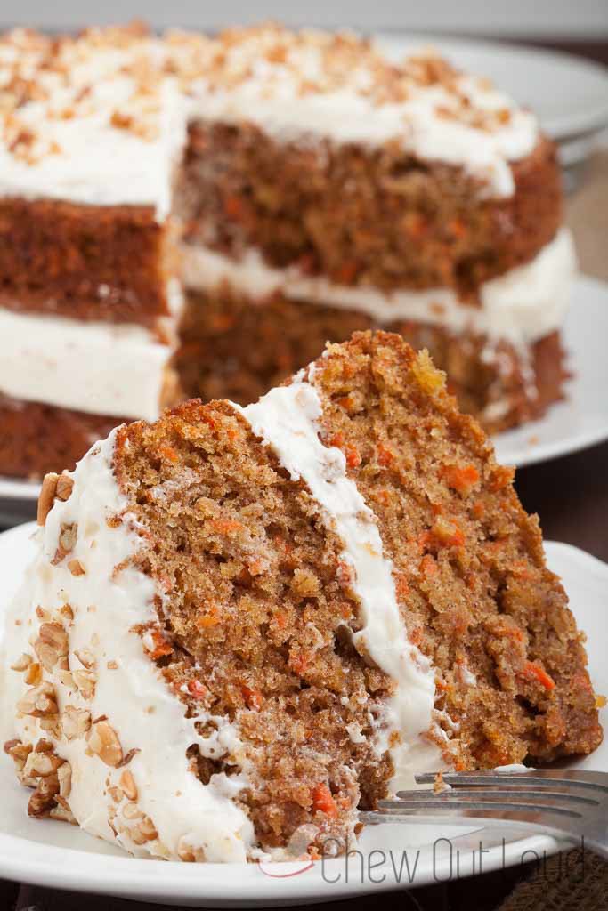 Carrot cake with cream cheese