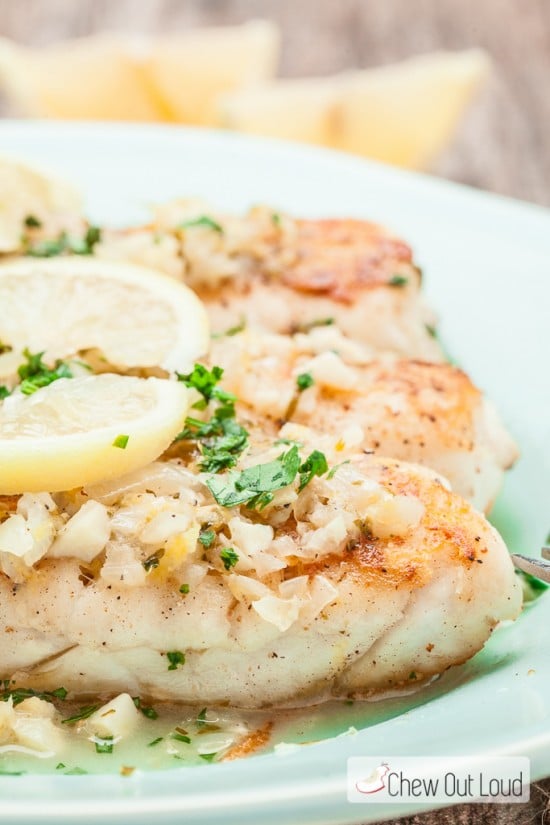 Fish Lemon Butter Sauce, white fish recipe, lemon butter fish