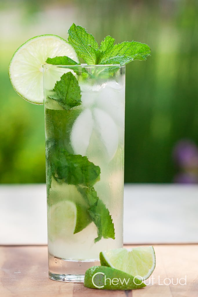 Mojitos in tall glass