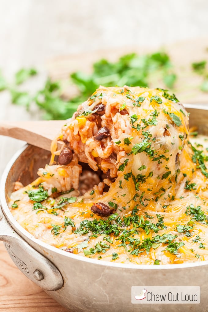 One Pot Baked Enchilada