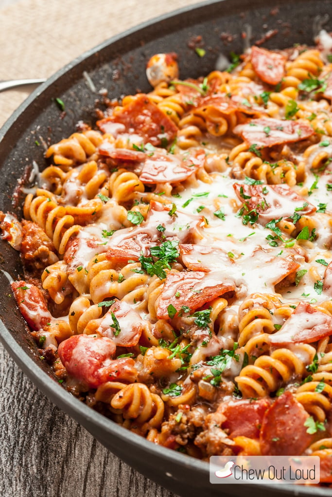 One Pot Pizza Pasta 2