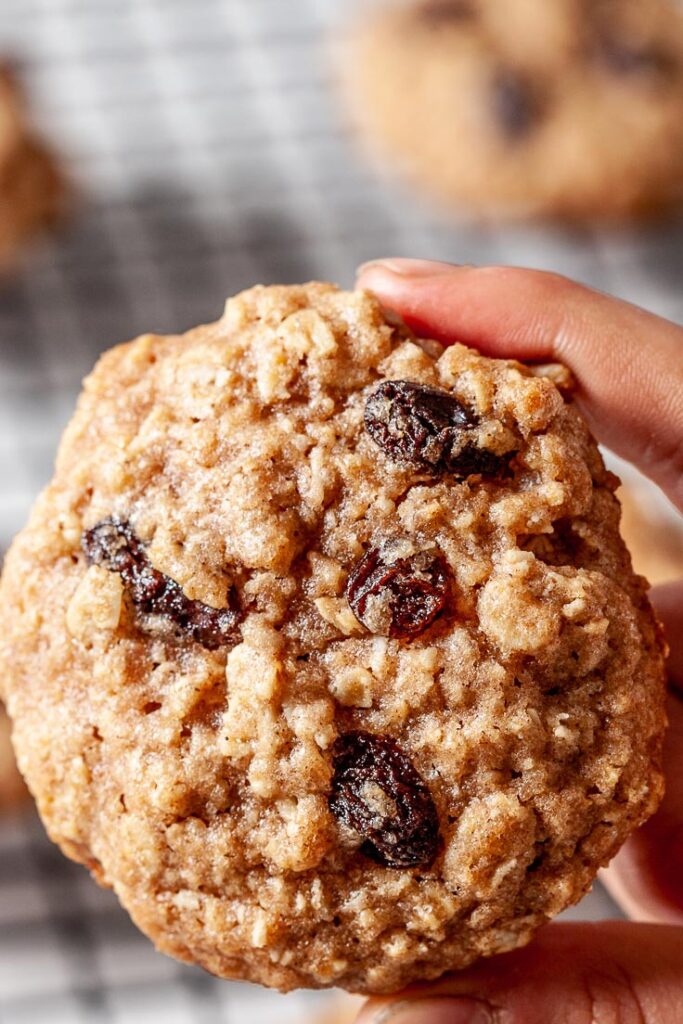 oatmeal raisin cookies, chewy oatmeal cookies