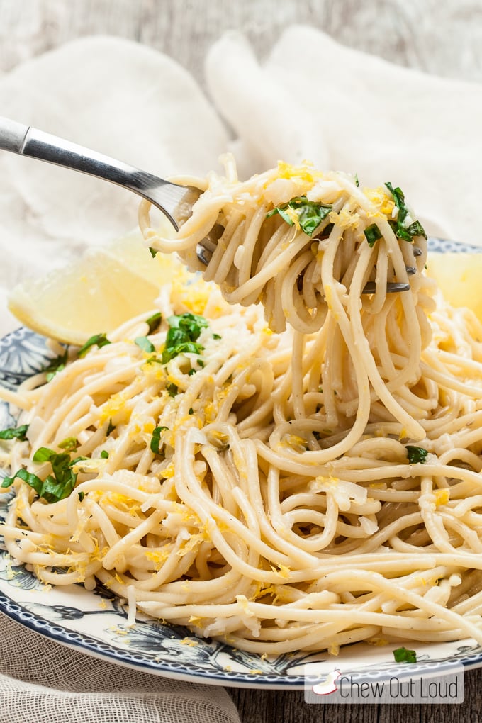 spaghetti lemon olive oil 5