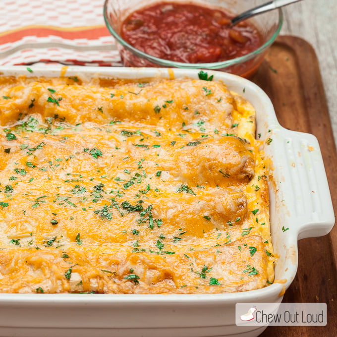 Baked Breakfast Enchilada