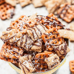 Mixed Snack with Chocolate and Shredded Coconut