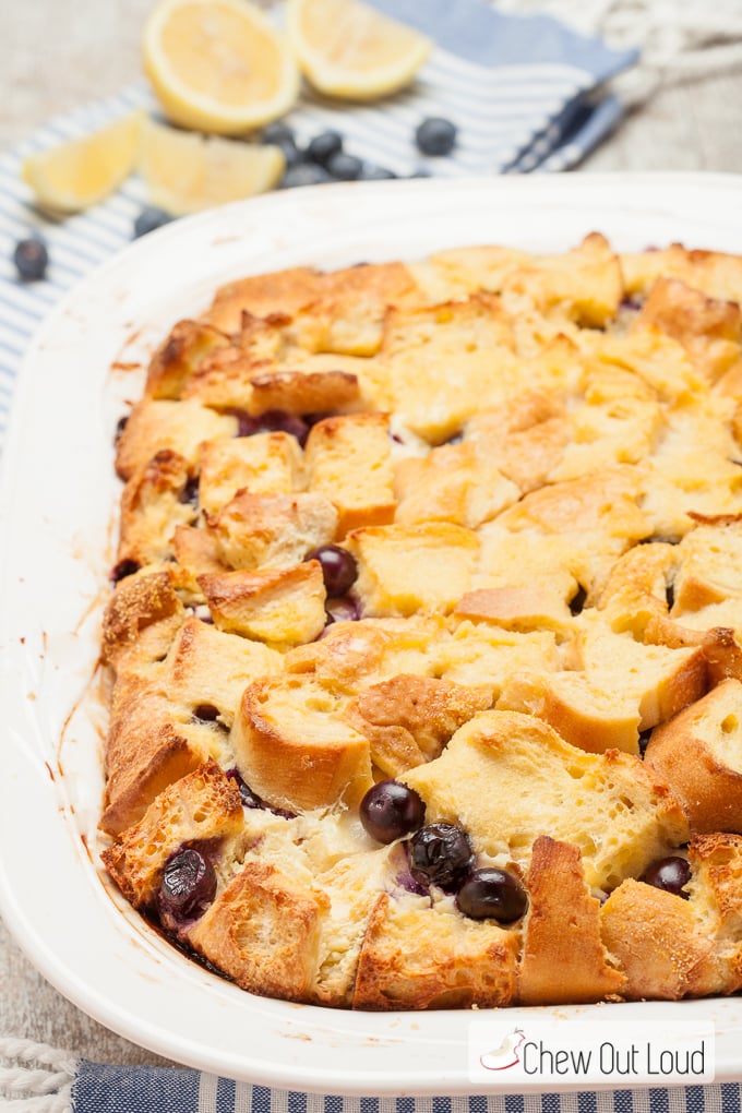 blueberry lemon french toast bake 2